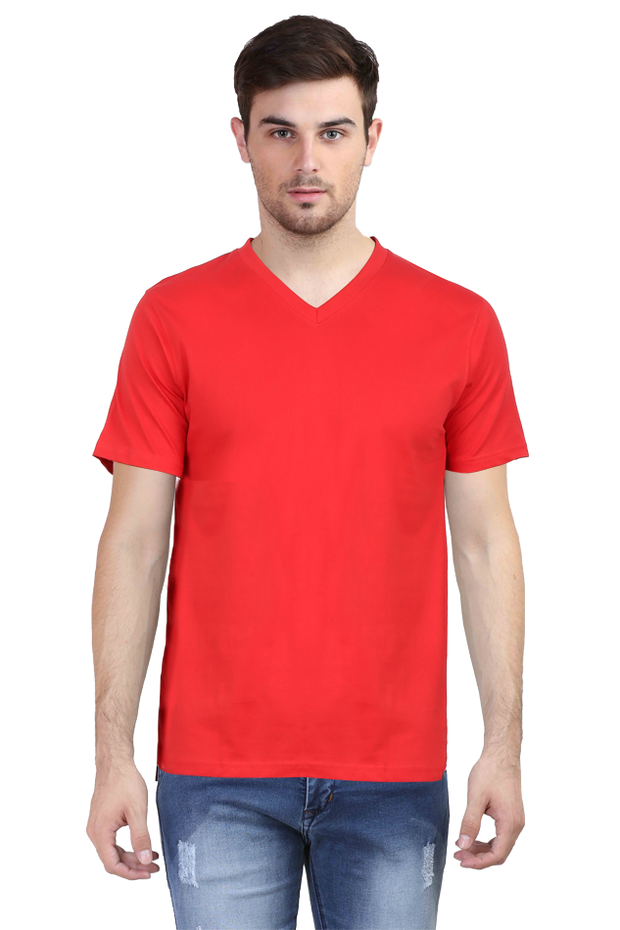 V-Neck Half Sleeve T-Shirt