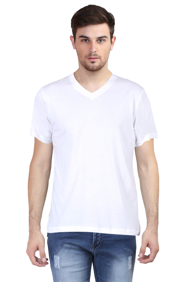 V-Neck Half Sleeve T-Shirt