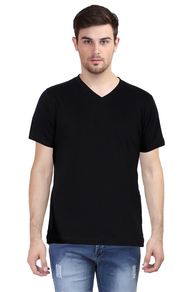 V-Neck Half Sleeve T-Shirt